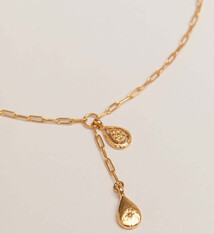 Pamela Card Necklace - Theater of Emotions 24K Vermeil