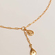 Pamela Card Necklace - Theater of Emotions 24K Vermeil
