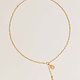 Pamela Card Necklace - Theater of Emotions 24K Vermeil