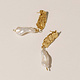 Pamela Card Earrings - Filigree Divine - 24K Plated, Freshwater Biwa Pearl