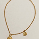 Pamela Card Necklace - Victorious Reflector - 24K Gold Vermeil