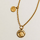 Pamela Card Necklace - Victorious Reflector - 24K Gold Vermeil