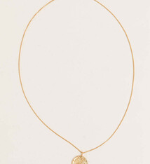 Pamela Card Necklace - Winged Victory - 24K Gold Plated