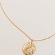 Pamela Card Necklace - Winged Victory - 24K Gold Plated