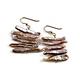Mikel Grant Jewelry Earrings - Stick Stack Pink Keshi Pearls, 14K Gold Fill