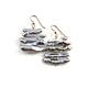 Mikel Grant Jewelry Earrings - Stick Stack Grey Keshi Pearls, 14K Gold Fill