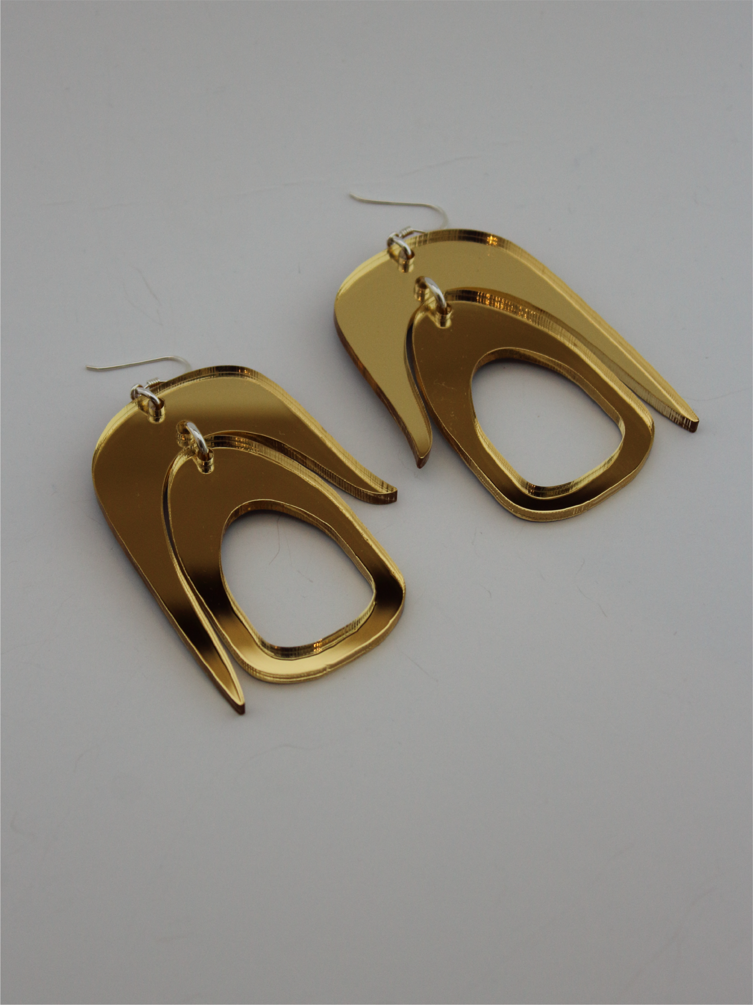 Warren Steven Scott Earrings - Salish Chandelier - Gold Mirror