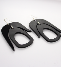 Warren Steven Scott Earrings - Salish Chandelier - Black