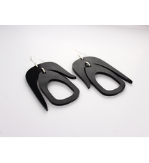 Warren Steven Scott Earrings - Salish Chandelier - Black
