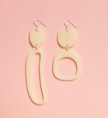 Warren Steven Scott Earrings - Mixed Ovoids -  Ivory