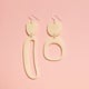 Warren Steven Scott Earrings - Mixed Ovoids -  Ivory