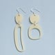 Warren Steven Scott Earrings - Mixed Ovoids - Mini -  Ivory