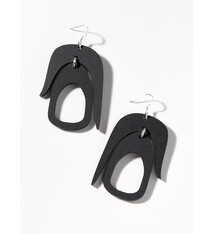 Warren Steven Scott Earrings - Salish Chandelier - Mini -  Black