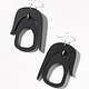 Warren Steven Scott Earrings - Salish Chandelier - Mini -  Black