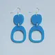 Warren Steven Scott Earrings - Inverted Ovoid Mini - Blue