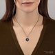 Pyrrha Necklace - The World Is Your Oyster Oxidized Sterling Silver