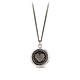 Pyrrha Necklace - You Live in My Heart Oxidized Sterling Silver