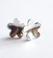 Fire & Grace Silverworks - Marian De Gier - CCBC Earrings - Flower Studs
