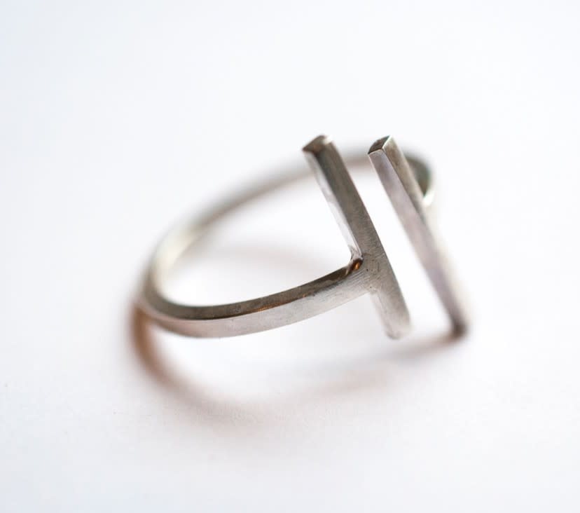 Fire & Grace Silverworks - Marian De Gier - CCBC Ring - Twig