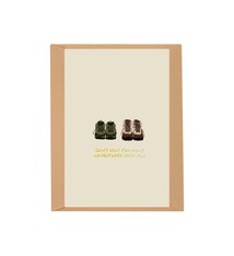 Notecard - Can't Wait for More Adventures with You - Boots