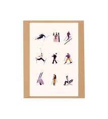 Notecard - Ski Girls
