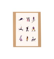 Notecard - Ski Girls