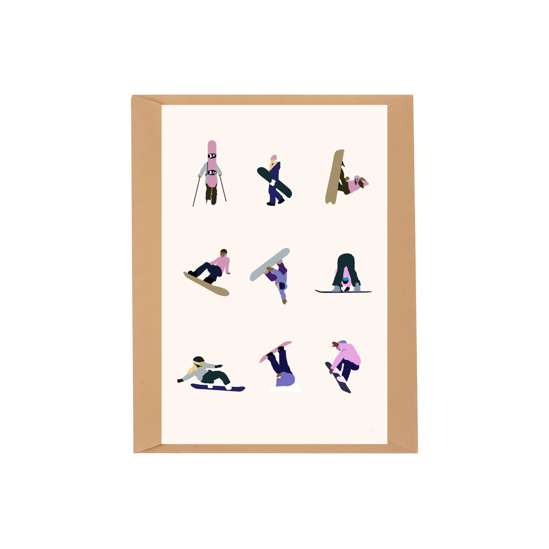 Notecard - Snowboard Girls