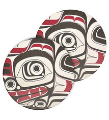 Ceramic Coasters (set of 2) - Matriarch Bear