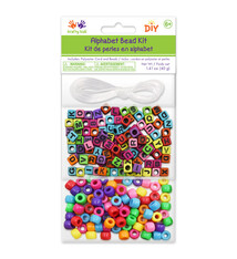 Alphabet Bead Kit w/Stretch Nylon Cord - Bold