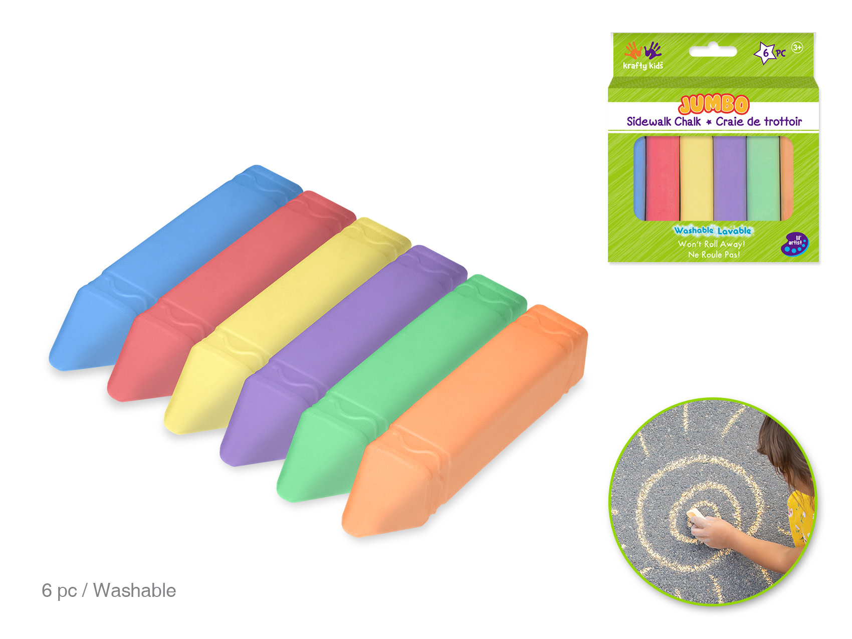 Jumbo Sidewalk Chalk