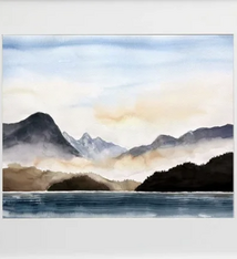 Tiffany Blaise Fine Art Print - Coastal Mist: Desolation Sound