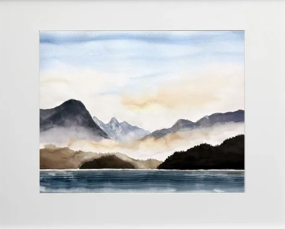 Tiffany Blaise Fine Art Print - Coastal Mist: Desolation Sound 16x20"