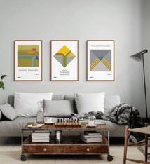 AAM Special Exhibition Poster Hard Edge Series - Takao Tanabe, 3 options