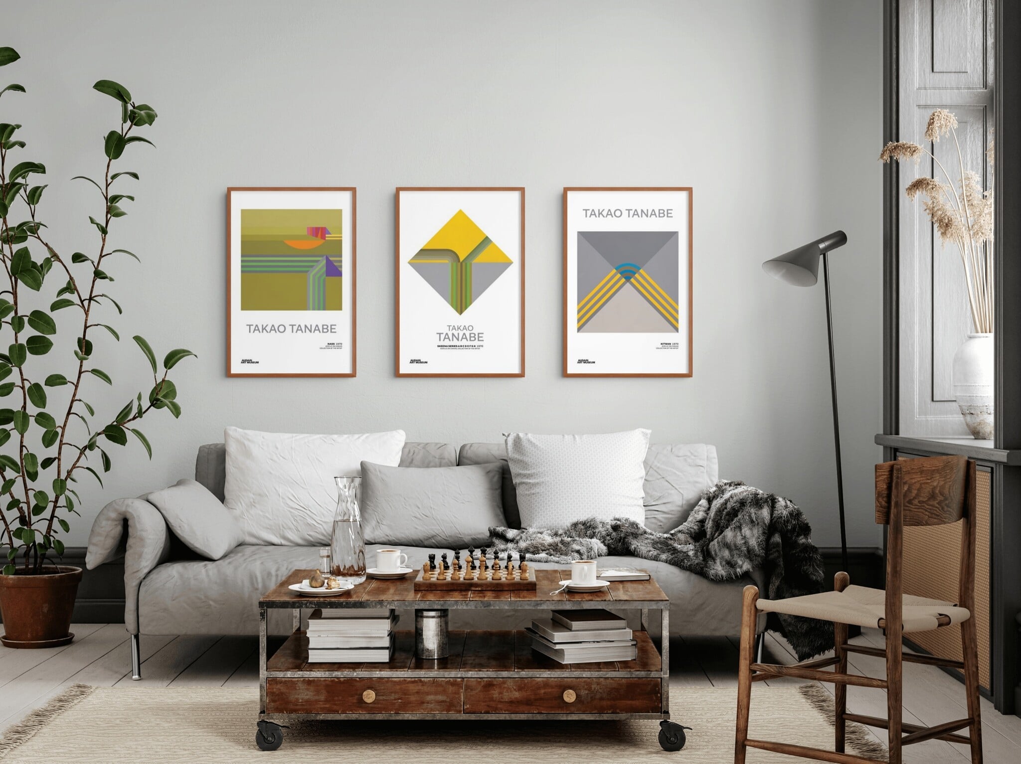 AAM Special Exhibition Poster Hard Edge Series - Takao Tanabe, 3 options
