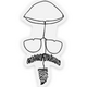 AAM Special Exhibition Stickers - Bill Reid: Portrait of Takao Tanabe, 2 options