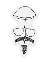 AAM Special Exhibition Stickers - Bill Reid: Portrait of Takao Tanabe, 2 options