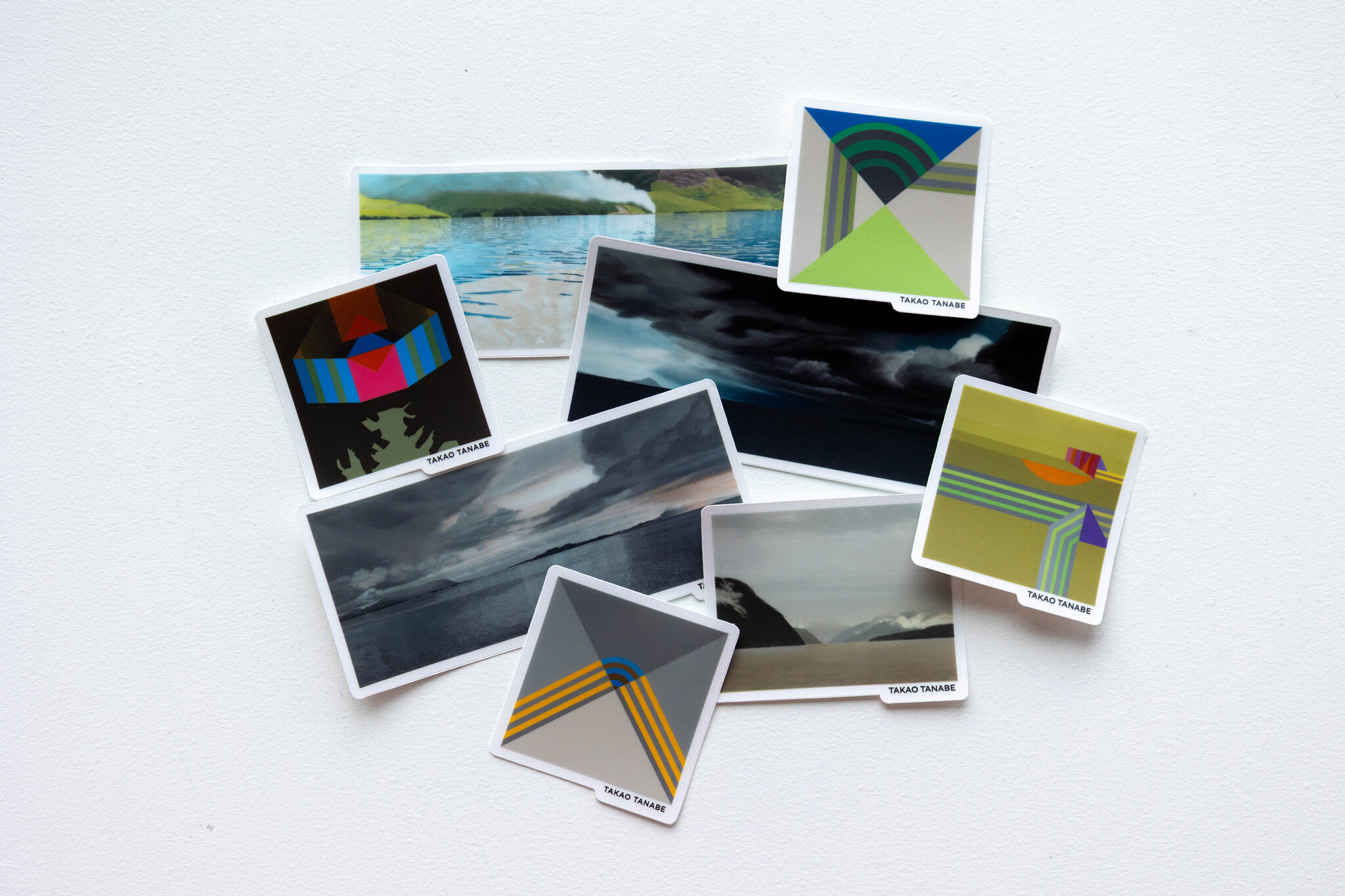 AAM Special Exhibition Stickers - Takao Tanabe, 8 options