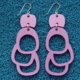 Warren Steven Scott Earrings - Eccentric Ovoids - Baldhip Pink