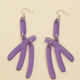Warren Steven Scott Earrings - Cedar Bough - Translucent Violet