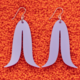 Warren Steven Scott Earrings - Joined Feather - Pony Purple