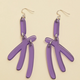 Warren Steven Scott Earrings - Cedar Bough - Translucent Violet