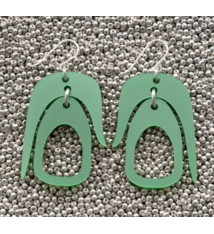 Warren Steven Scott Earrings - Salish Chandelier - Mini - Nettle Green