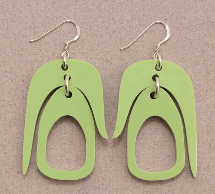 Warren Steven Scott Earrings - Salish Chandelier - Mini - Sour Apple