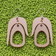 Warren Steven Scott Earrings - Salish Chandelier - Mini - Dry Pine Needle Brown