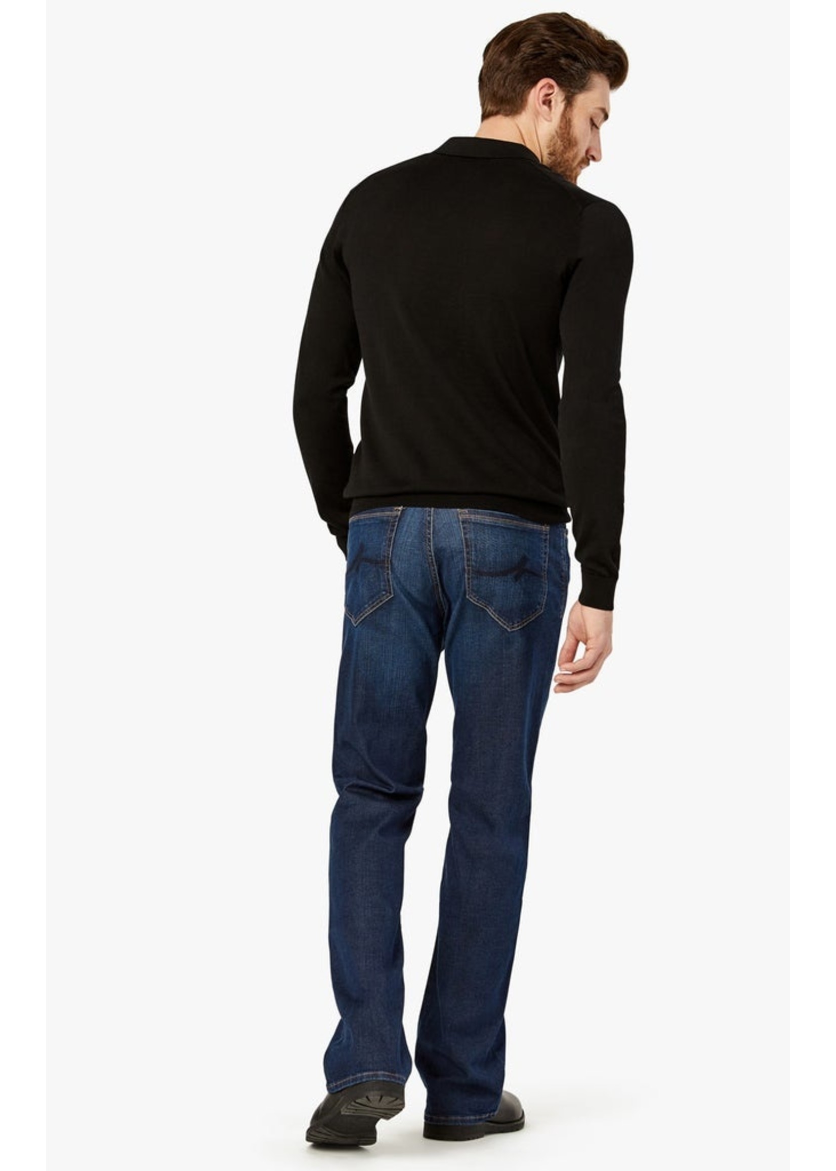 34 HERITAGE 'Charisma' Relaxed Straight Jean in Dark Cashmere