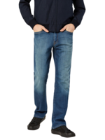 34 HERITAGE 'Charisma' Relaxed Straight Jean in Mid Cashmere