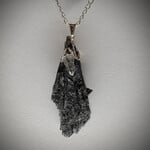 Black Kyanite/Quartz necklace