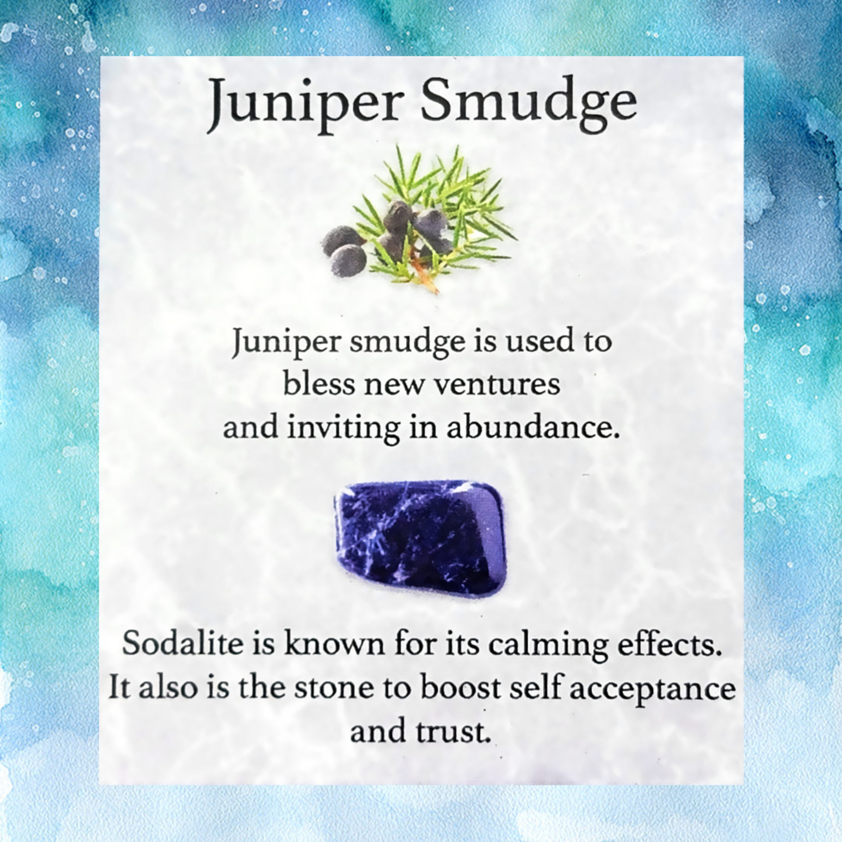Juniper Sage w/ Sodalite