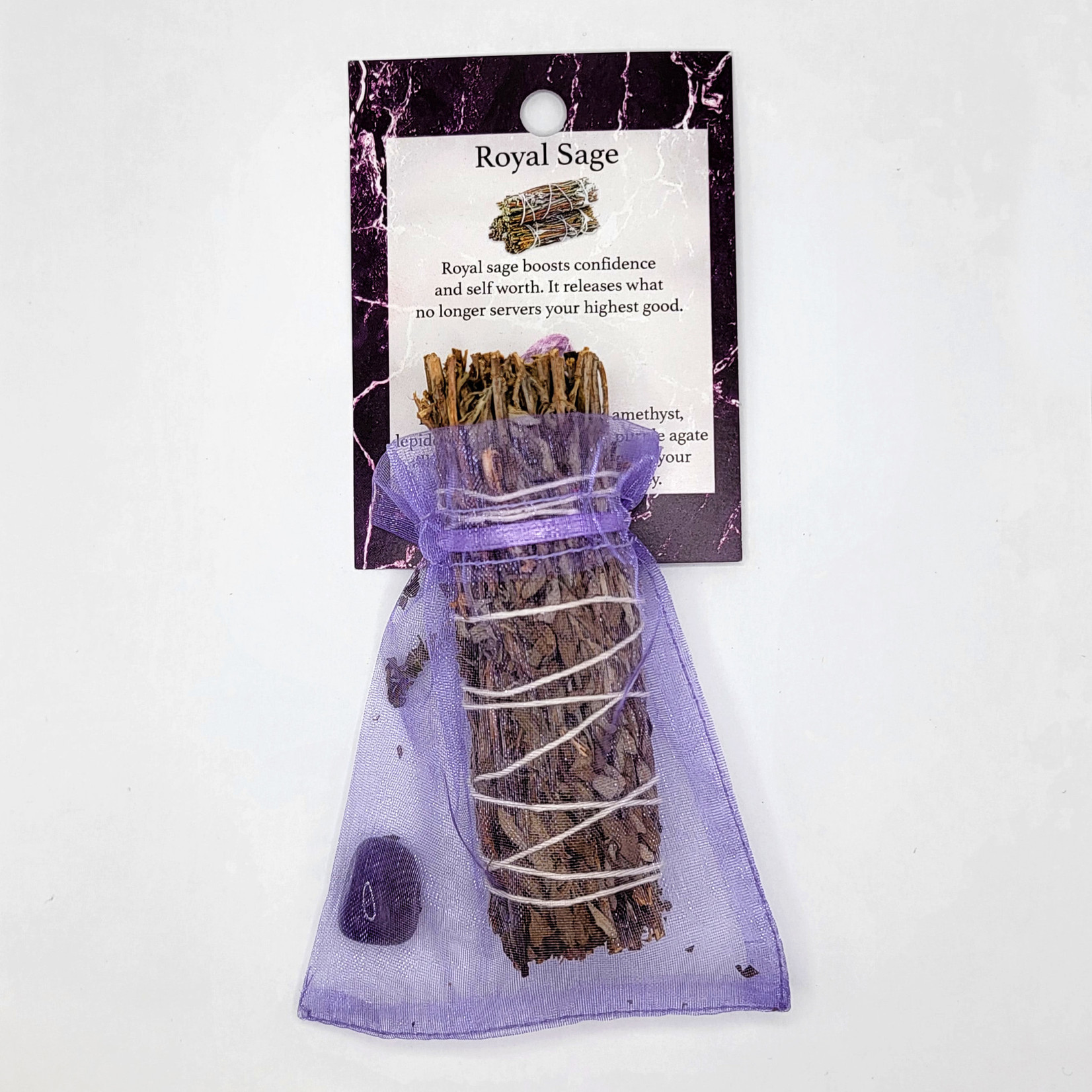 Royal Sage with Amethyst