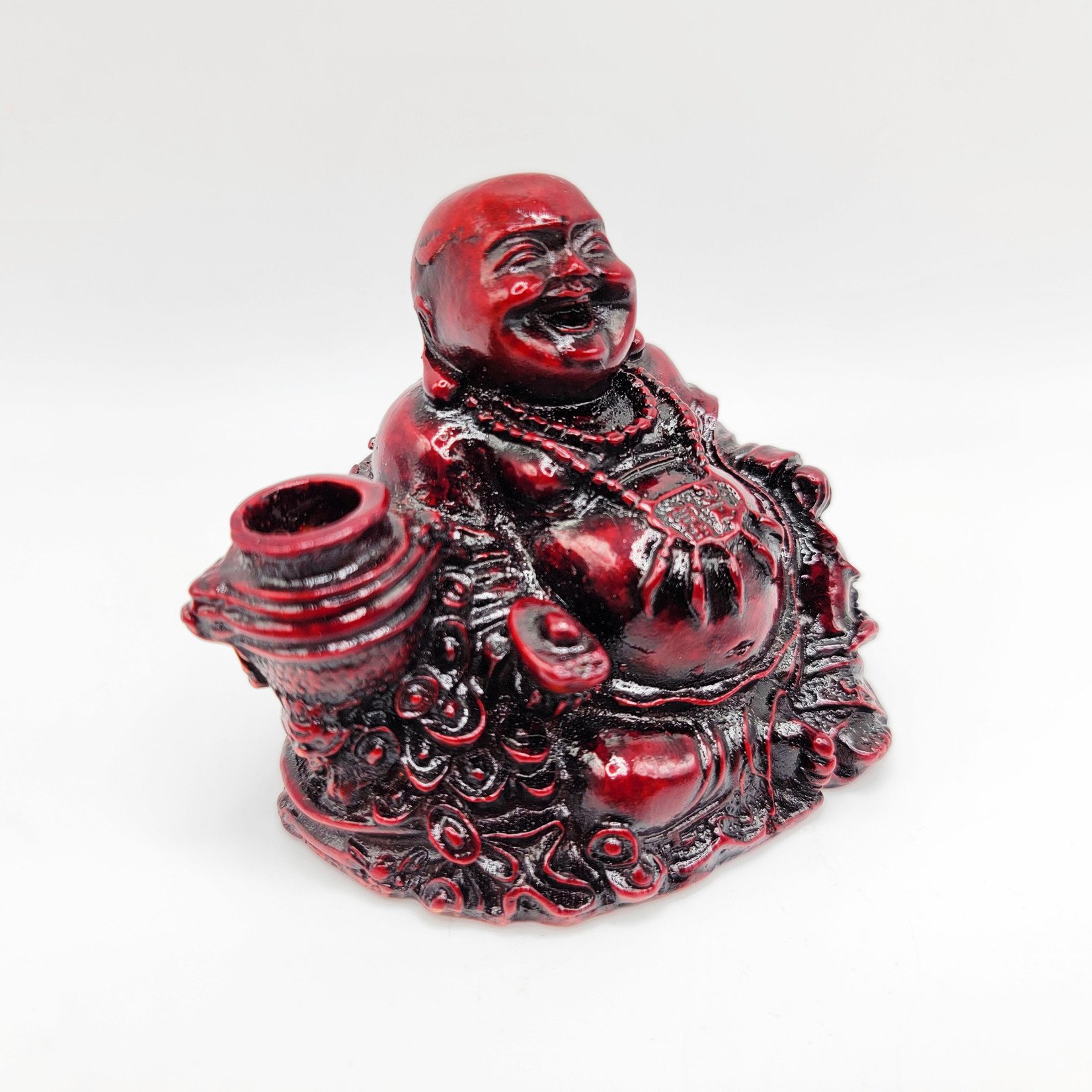 Resin Buddha with Pot